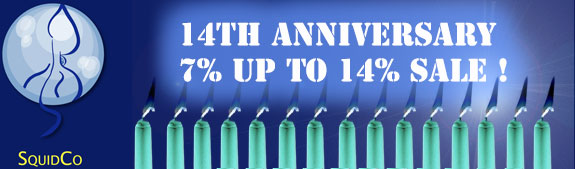 Squidco 14th Anniversay Sale