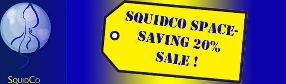 Squidco Space-Saving 20% Sale
