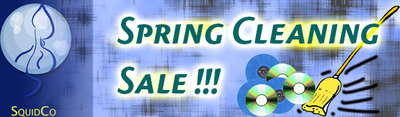 Squidco's 2014 Spring Cleaning Sale