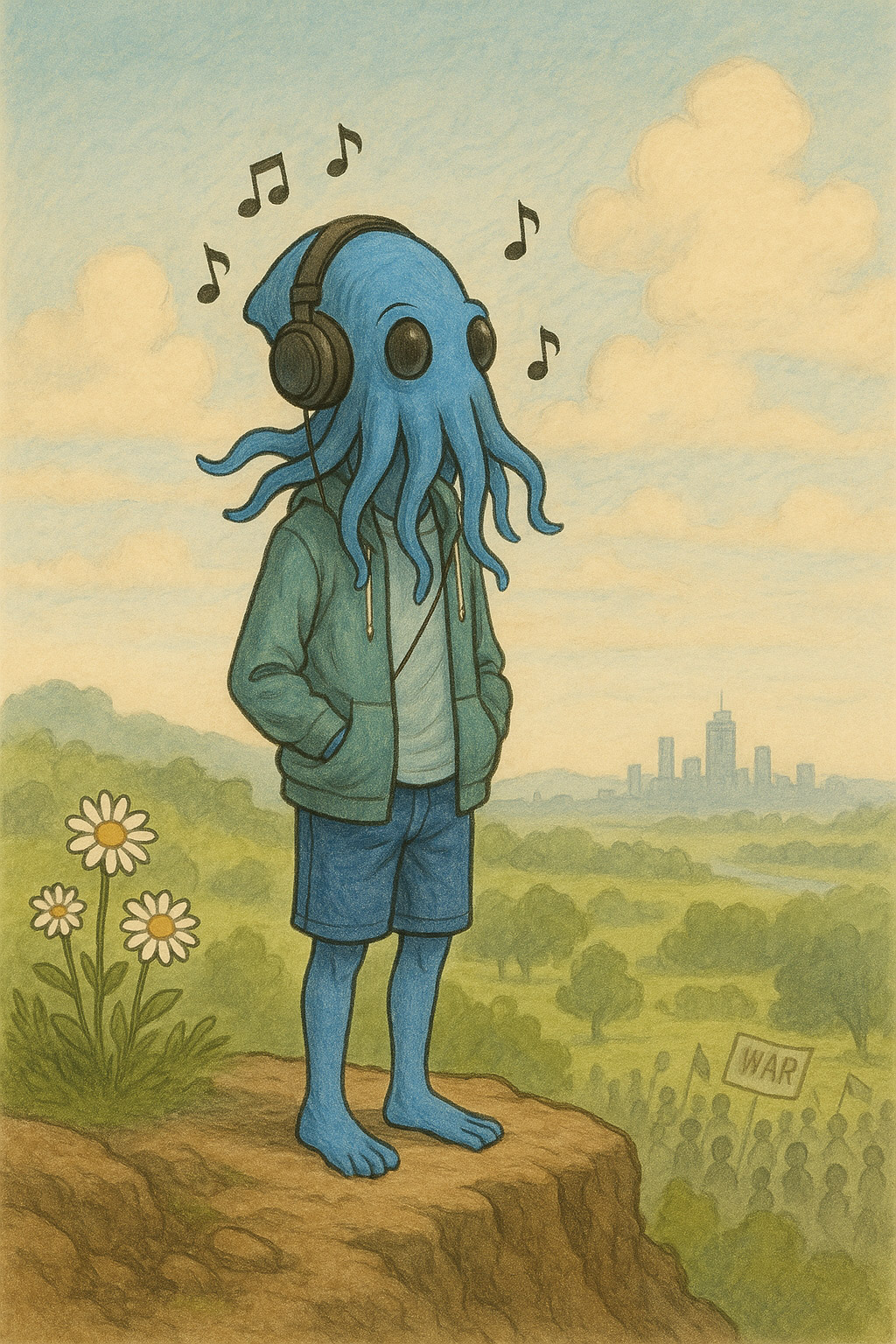 SquidBoy Contemplates The World