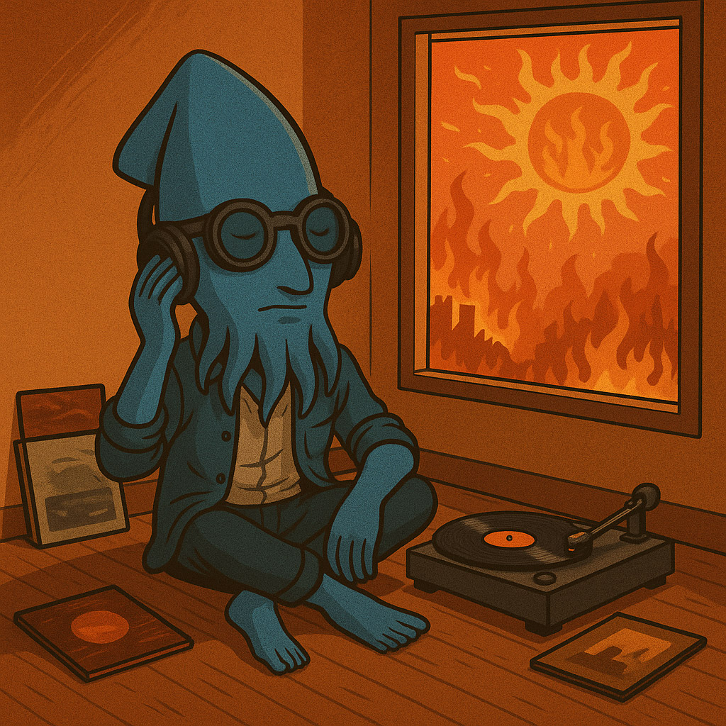 SquidBoy Contemplates The World