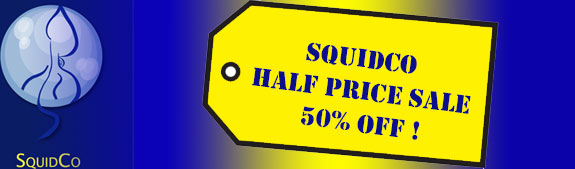 Squidco Half Price Sale
