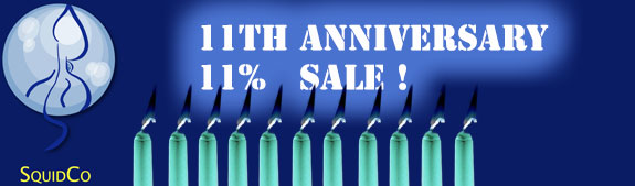Squidco 11th Anniversary Sale