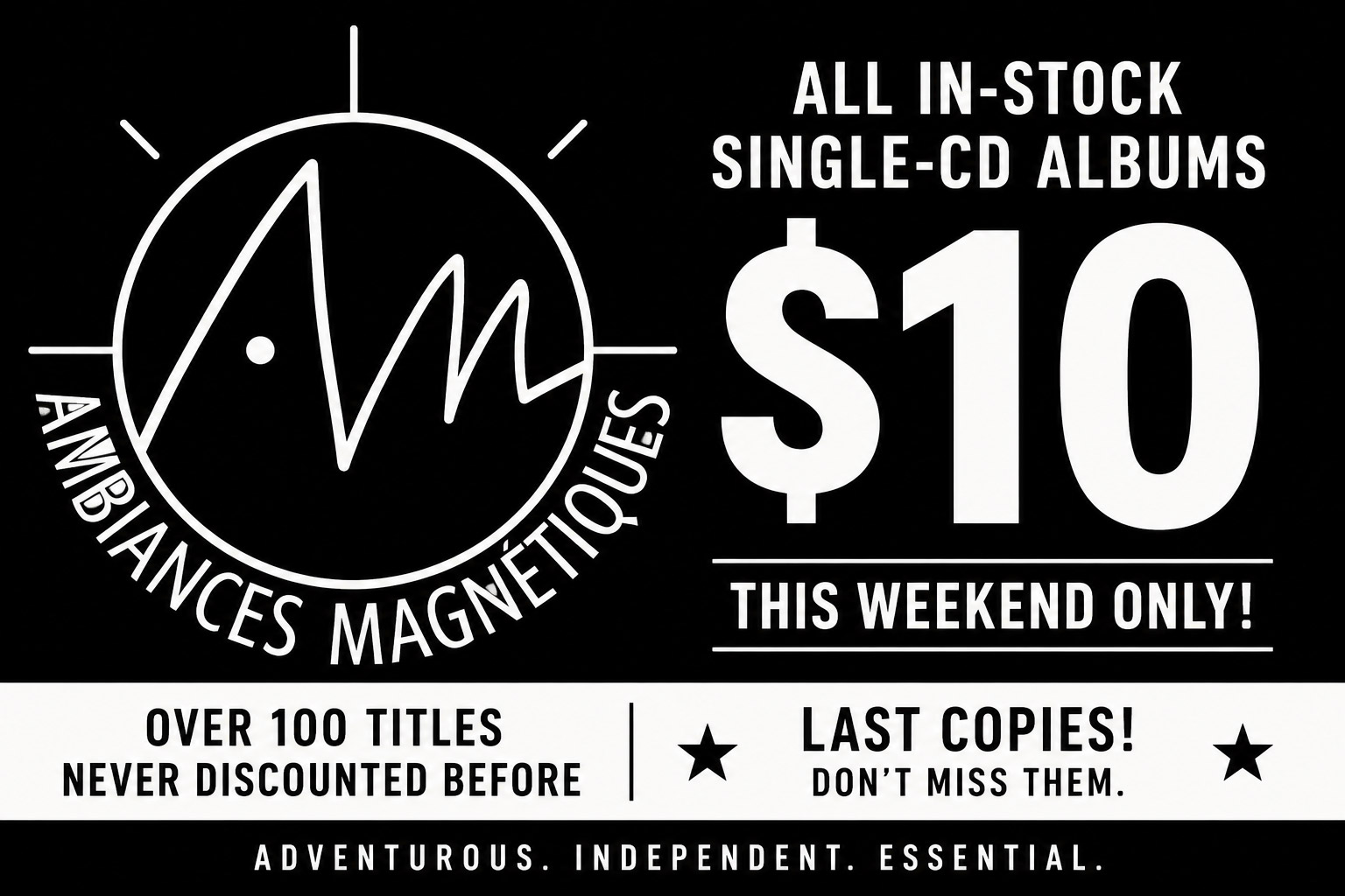 Ambiances Magnetiques $10 Sale