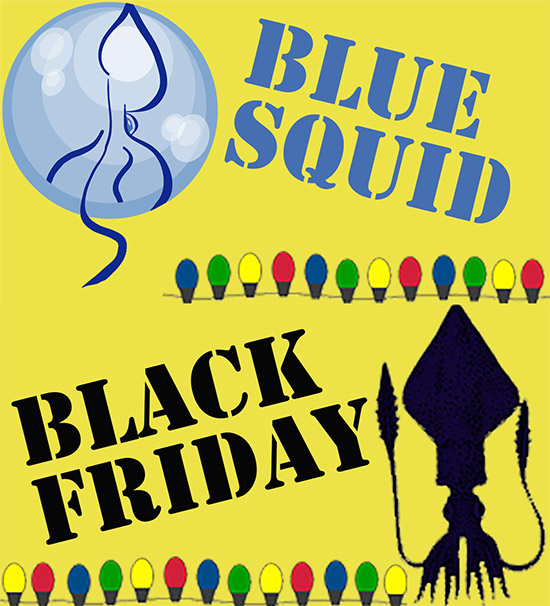 Squidco Blue Squid Black Friday Sale