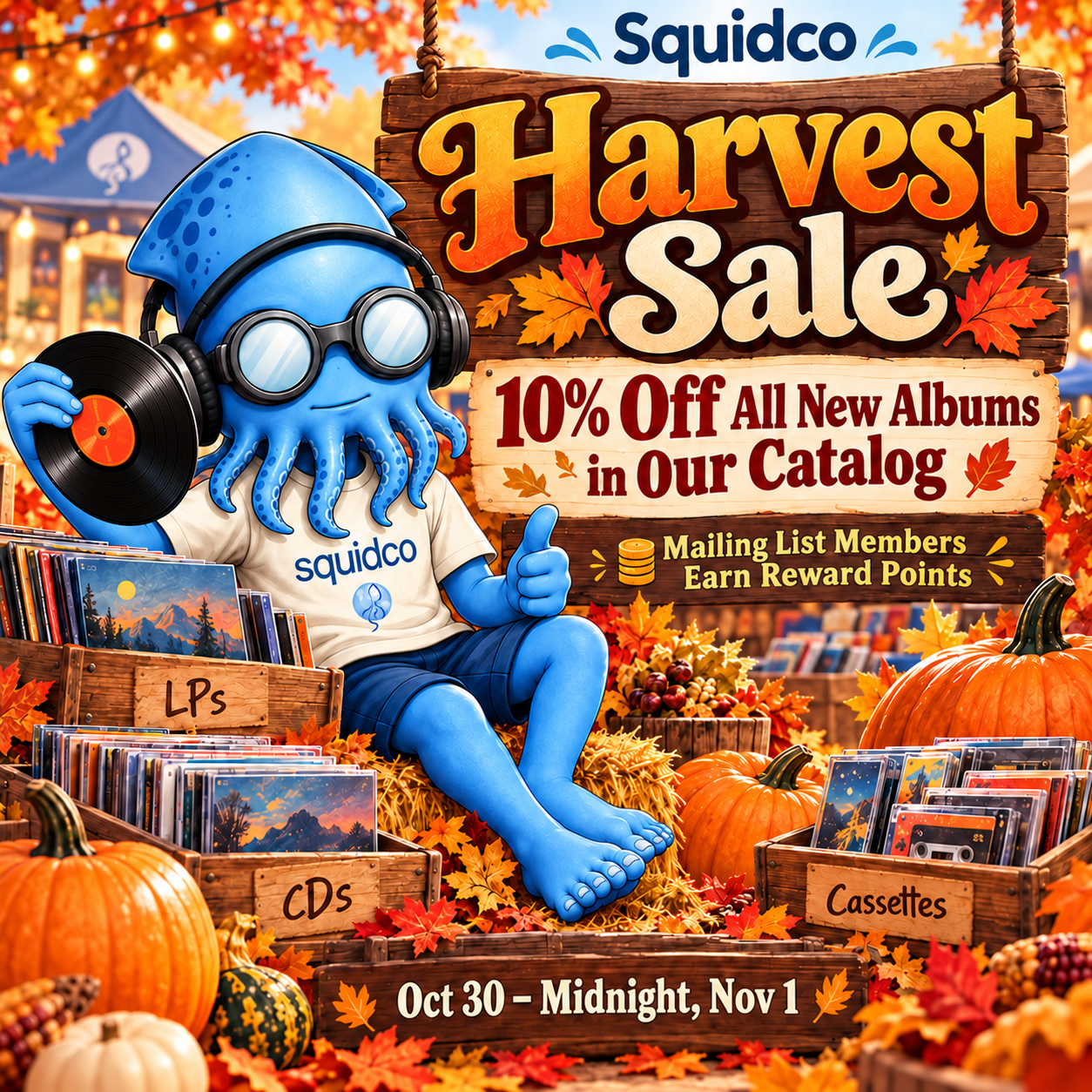 Squidco Harvest Sale