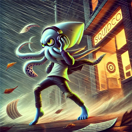 SquidBoy In The Wind