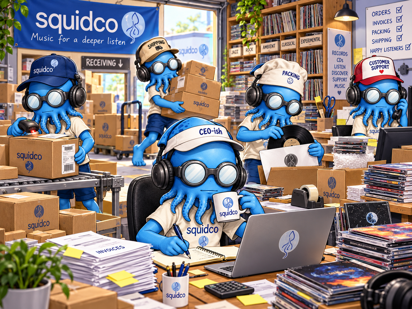 SquidBoy Too Many Hats